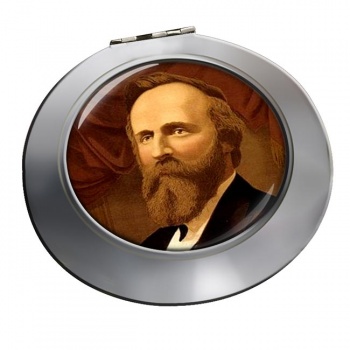 President Rutherford Hayes Chrome Mirror