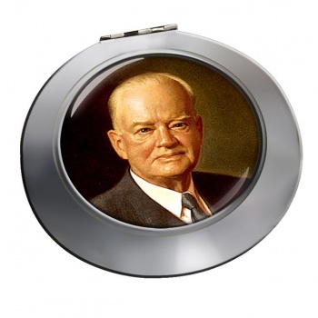 President Herbert Hoover Chrome Mirror