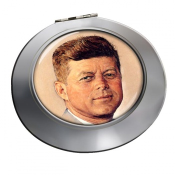 President John F. Kennedy Chrome Mirror