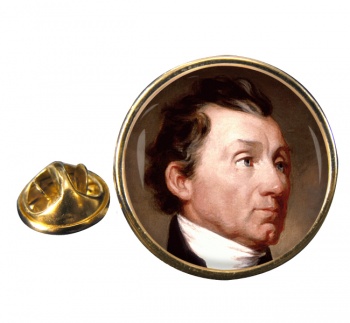 President James Monroe Round Pin Badge