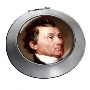 President James Monroe Chrome Mirror