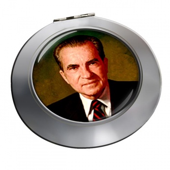 President Richard Nixon Chrome Mirror