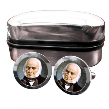 President John Quincy Adams Round Cufflinks