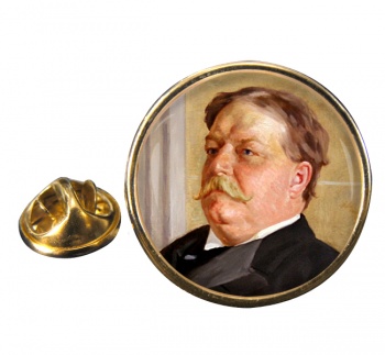 President William Howard Taft Round Pin Badge