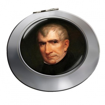 President William Henry Harrison Chrome Mirror