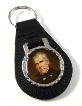 President Zachary Taylor Leather Key Fob