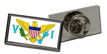 US Virgin Islands Flag Pin Badge