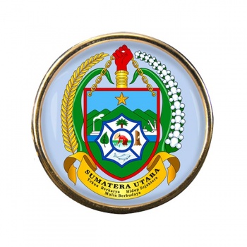 Sumatera Utara (Indonesia) Round Pin Badge