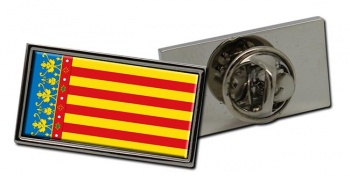 Valencia (Spain) Flag Pin Badge
