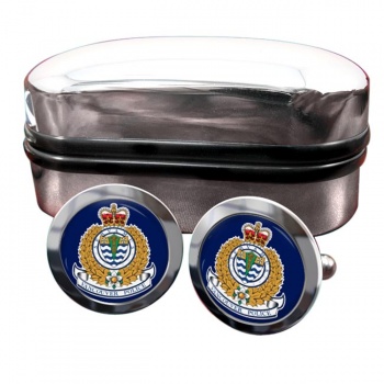 Vancouver Police Round Cufflinks