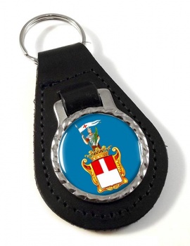 Varese (Italy) Leather Key Fob