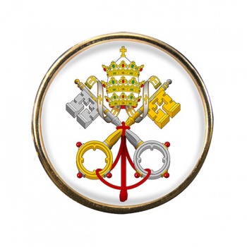 Vatican City Round Pin Badge