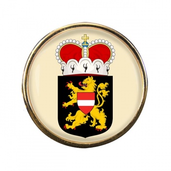 Vlaams-Brabant (Belgium) Round Pin Badge