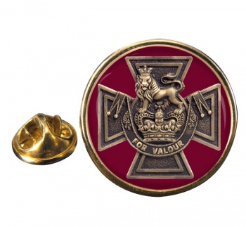 Victoria Cross Round Pin Badge