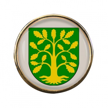 Vest-Agder (Norway) Round Pin Badge