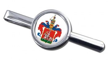 Veszprem Round Tie Clip