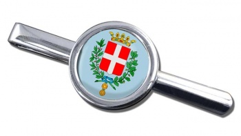 Vicenza (Italy) Round Tie Clip