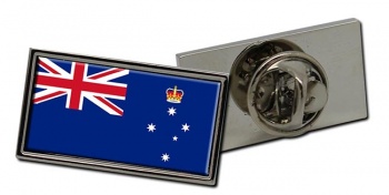 Victoria Flag Pin Badge