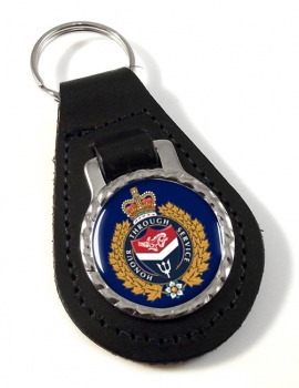 Victoria Police (Canada) Leather Key Fob