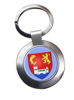 Villeurbanne (France) Metal Key Ring