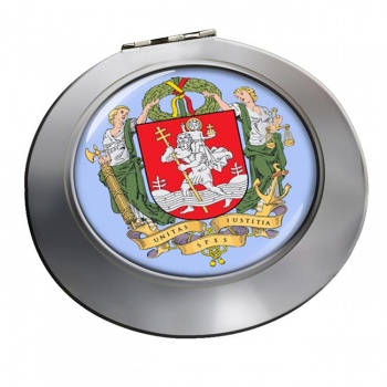 Vilnius (Lithuania) Round Mirror