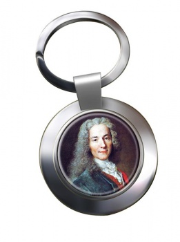 Voltaire Chrome Key Ring