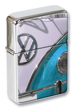 VW Camper Blue Flip Top Lighter