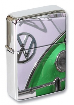 VW Camper Green Flip Top Lighter