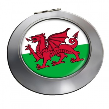 Wales Cymru Round Mirror