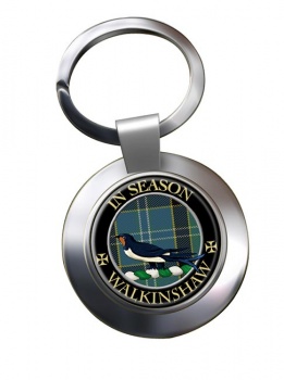 Walkinshaw Scottish Clan Chrome Key Ring