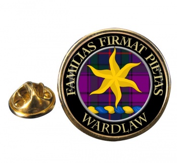 Wardlaw Scottish Clan Round Pin Badge