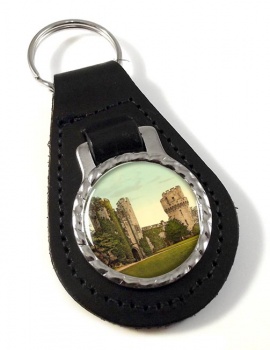 Warwick Castle Leather Key Fob