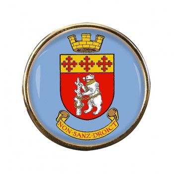 Warwickshire (England) Round Pin Badge