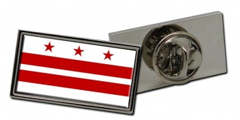 Washington DC Flag Pin Badge