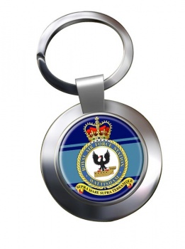 RAF Station Wattisham Chrome Key Ring