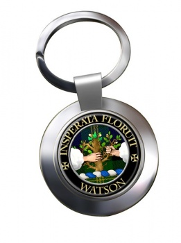 Watson Scottish Clan Chrome Key Ring