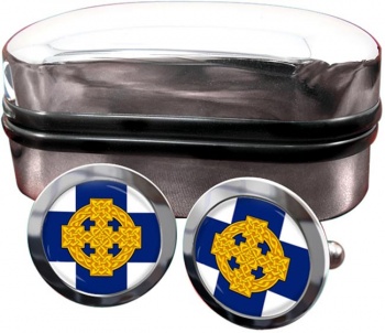 Church in Wales Round Cufflinks