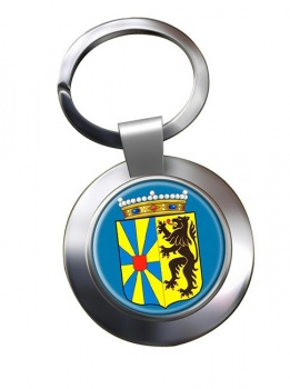West-Vlaanderen (Belgium) Metal Key Ring