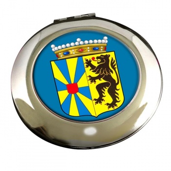 West-Vlaanderen (Belgium) Round Mirror