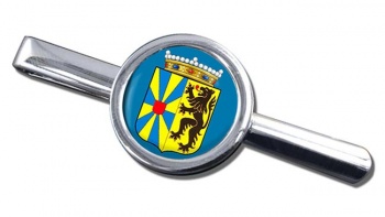 West-Vlaanderen (Belgium) Round Tie Clip