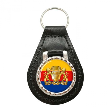 Westminster Dragoons (Wds), British Army Leather Key Fob