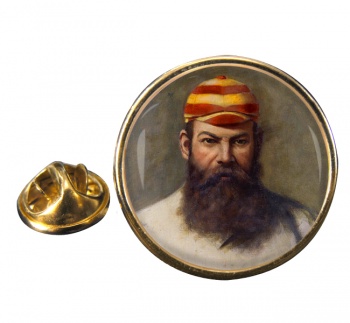 W. G. Grace Round Pin Badge