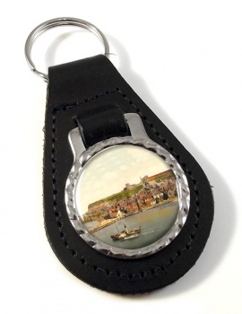 Whitby Yorkshire Leather Key Fob