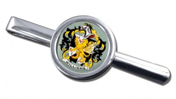 Williams Coat of Arms Round Tie Clip