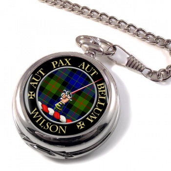 Wilson of Gunn Scottish Clan Pocket Watch