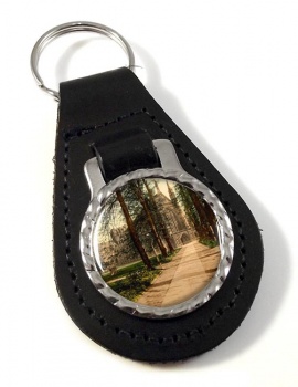 Winchester Cathedral Leather Key Fob
