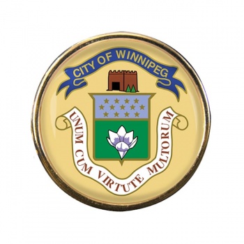 Winnipeg (Canada) Round Pin Badge