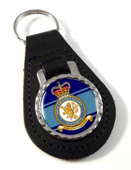 RAF Station Wittering Leather Key Fob