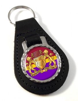 Westminster Dragoons (British Army) Leather Key Fob