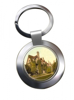 Worcester College Oxford Chrome Key Ring